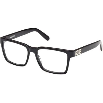 GCDS GD5033 001 Black Square Unisex Eyeglasses GCDS GD5033 001 Black Square Unisex Eyeglasses