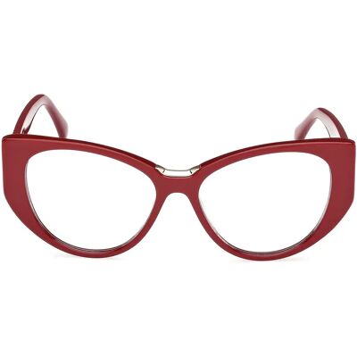Max Mara MM5142 Monture de lunettes unisexe rouge foncé - Eyewear Frames - Publicité Max Mara MM5142 Monture de lunettes unisexe rouge foncé - Eyewear Frames - Publicité