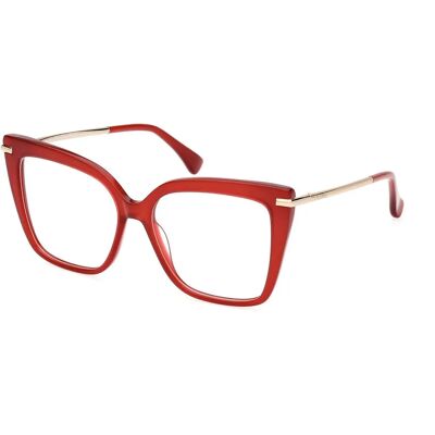 Max Mara MaxMara MM5144 Dark Red Shiny Eyewear Frames - Eyewear Frames Max Mara MaxMara MM5144 Dark Red Shiny Eyewear Frames - Eyewear Frames
