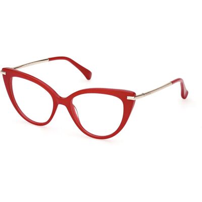 Max Mara MM5145 Dunkelrote Brille - Brillenrahmen Max Mara MM5145 Dunkelrote Brille - Brillenrahmen