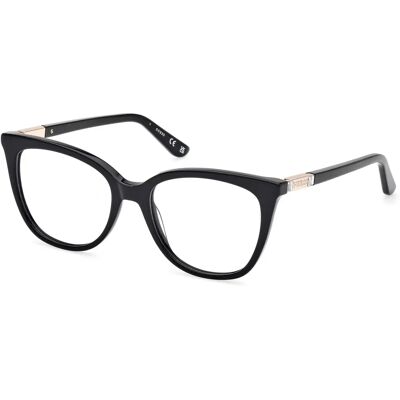Guess GU50197 001 Schwarze Quadratische Brillenfassung - Brillen Guess GU50197 001 Schwarze Quadratische Brillenfassung - Brillen