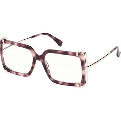 Max Mara MM5155-B 055 Quadratische Havana Brille - Brille Max Mara MM5155-B 055 Quadratische Havana Brille - Brille
