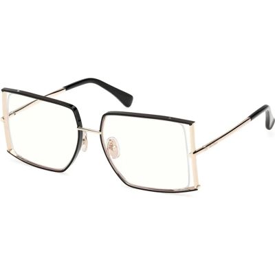 Max Mara MM5156-b Occhiali quadrati neri - Occhiali Max Mara MM5156-b Occhiali quadrati neri - Occhiali