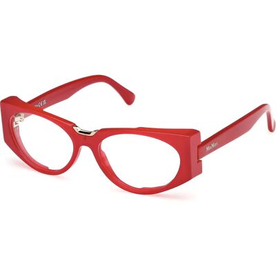 Max Mara MM5158 Monture de lunettes rouge clair - Montures de lunettes - Publicité Max Mara MM5158 Monture de lunettes rouge clair - Montures de lunettes - Publicité