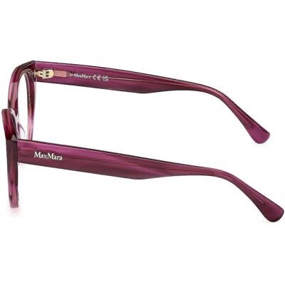 Max Mara Monture de Lunettes Violet/Rayé - Monture de lunettes - Publicité Max Mara Monture de Lunettes Violet/Rayé - Monture de lunettes - Publicité