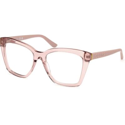 Guess GU50173 - Beige geometrisk glasögonram Guess GU50173 - Beige geometrisk glasögonram