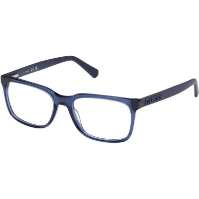 Guess GU50187 Blå fyrkantiga acetatglasögon - Ram Guess GU50187 Blå fyrkantiga acetatglasögon - Ram