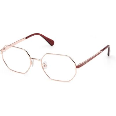 Max & Co Max &Co MO5163 033 Shiny Pink Gold Eyewear Frames - Eyewear Frames Max & Co Max &Co MO5163 033 Shiny Pink Gold Eyewear Frames - Eyewear Frames