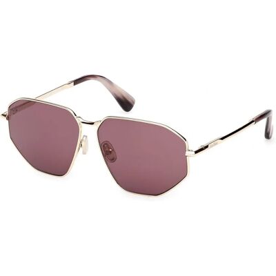 Max Mara MM0143 Occhiali da sole oro pallido - Occhiali da sole Max Mara MM0143 Occhiali da sole oro pallido - Occhiali da sole