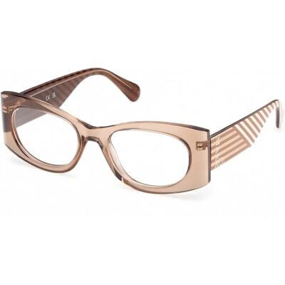 MAX&Co Modello MO5184 057 Montatura Geometrica Beige - Occhiali MAX&Co Modello MO5184 057 Montatura Geometrica Beige - Occhiali