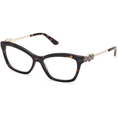 Guess GU50231 havana scuro Montatura quadrata in acetato - Occhiali Guess GU50231 havana scuro Montatura quadrata in acetato - Occhiali