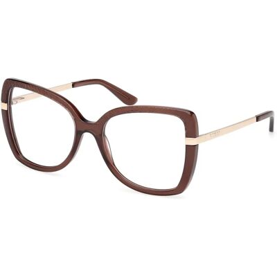 Guess GU50245 Montatura Occhiali Marrone Scuro Lucido - Occhiali Guess GU50245 Montatura Occhiali Marrone Scuro Lucido - Occhiali