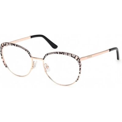 Guess GU50250 028 Marco de gafas de oro rosa brillante - Rame de ochelari Guess GU50250 028 Marco de gafas de oro rosa brillante - Rame de ochelari