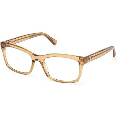 Guess GU50252 Dark Yellow Acetate Eyewear Frames - Eyewear Frames Guess GU50252 Dark Yellow Acetate Eyewear Frames - Eyewear Frames