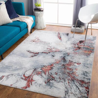 LIVABLISS Tapis Moderne Gris - Design Abstrait, Doux, Durable LIVABLISS Tapis Moderne Gris - Design Abstrait, Doux, Durable