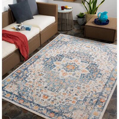 Surya Blau-Beige Outdoor-Teppich - Teppich Surya Blau-Beige Outdoor-Teppich - Teppich