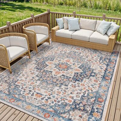 Surya - Outdoor Rug 200x275cm - Bunt - Carpet Surya - Outdoor Rug 200x275cm - Bunt - Carpet