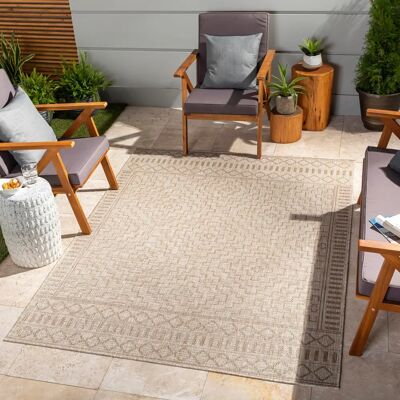 Surya - Außen/Innen Teppich Jute Effekt 160x213cm - Braun Beiget Surya - Außen/Innen Teppich Jute Effekt 160x213cm - Braun Beiget