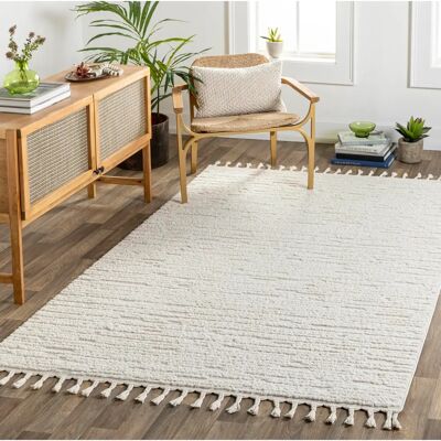 Surya Scandinavian Boho Rug Hellgrau/Elfenbein 160x213cm Surya Scandinavian Boho Rug Hellgrau/Elfenbein 160x213cm