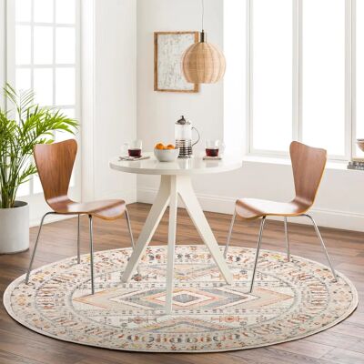 SURYA DUBLIN Bunt (mehrfarbig) Teppich - Skandinavisch, 160cm Durchmesser SURYA DUBLIN Bunt (mehrfarbig) Teppich - Skandinavisch, 160cm Durchmesser