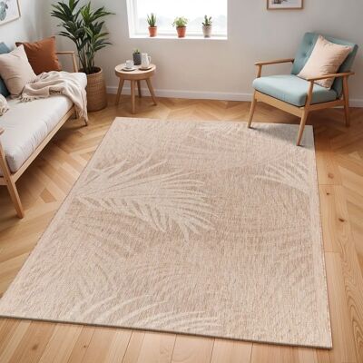 SURYA LINZ Outdoor-Teppich - Beige, 160x213cm, UV-beständig SURYA LINZ Outdoor-Teppich - Beige, 160x213cm, UV-beständig