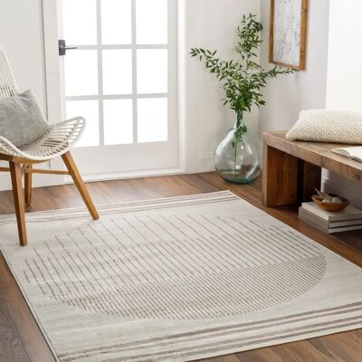 SURYA Santiago Brauner Skandinavischer Teppich - 200x275cm - Langlebig OEKO-TEX Zertifiziert SURYA Santiago Brauner Skandinavischer Teppich - 200x275cm - Langlebig OEKO-TEX Zertifiziert