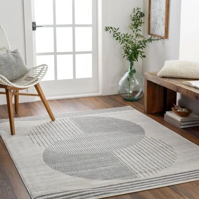 SURYA Enso - Skandinavischer Geometrischer Teppich - 160x215cm SURYA Enso - Skandinavischer Geometrischer Teppich - 160x215cm