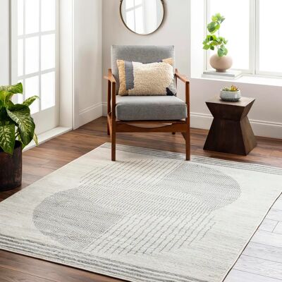 Tapis Surya Enso2 - Design Scandinave Géométrique - 160x215cm Tapis Surya Enso2 - Design Scandinave Géométrique - 160x215cm