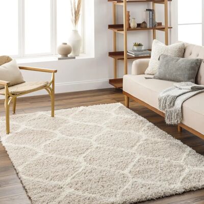 Surya Tuzla - Langflor-Teppich - 160x220cm - Beige Surya Tuzla - Langflor-Teppich - 160x220cm - Beige