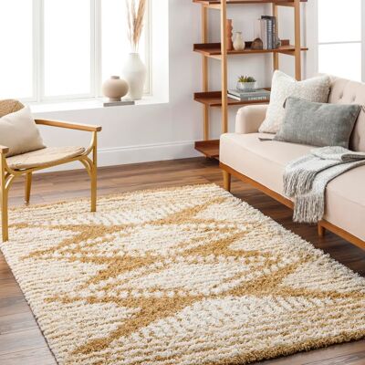 LIVABLISS Smolensk Weiß Hochflor-Teppich - Teppich LIVABLISS Smolensk Weiß Hochflor-Teppich - Teppich