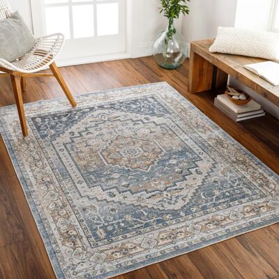 Surya - Teppich - Grau - Waschbar bei 30°C - 200x275cm Surya - Teppich - Grau - Waschbar bei 30°C - 200x275cm