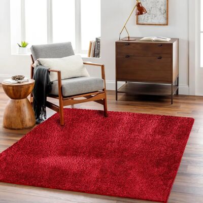 SURYA TRENTO Carpet - Long Pile Shaggy, Red, 200x275cm SURYA TRENTO Carpet - Long Pile Shaggy, Red, 200x275cm