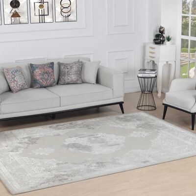 Surya - Azra Vintage Teppich - Grau - 120x170cm Surya - Azra Vintage Teppich - Grau - 120x170cm