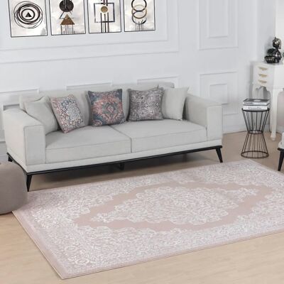 Tapis Vintage Surya Elin Beige et Blanc - Oriental, 120x170cm Tapis Vintage Surya Elin Beige et Blanc - Oriental, 120x170cm
