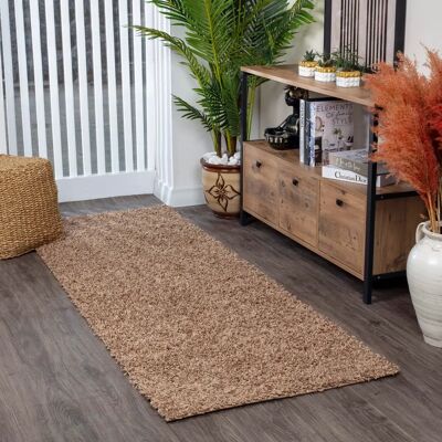LIVABLISS - Tapis à poil long beige - Doux et Durable - Chambre & Salon LIVABLISS - Tapis à poil long beige - Doux et Durable - Chambre & Salon