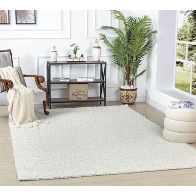 SURYA BORACAY - Tapis Blanc Longue Peluche Fluffy SURYA BORACAY - Tapis Blanc Longue Peluche Fluffy