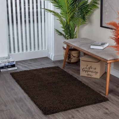 SURYA BORACAY - Dark Brown Plush Rug - Carpet SURYA BORACAY - Dark Brown Plush Rug - Carpet
