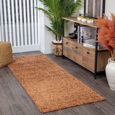 Surya - Tapis Lilly 160 x 220 cm Terracotta Shaggy Surya - Tapis Lilly 160 x 220 cm Terracotta Shaggy