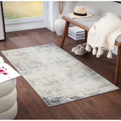Tapis Surya Alix Abstract - Gris - 80x150cm Tapis Surya Alix Abstract - Gris - 80x150cm