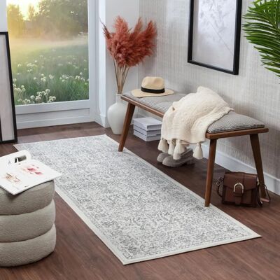 Tapis Vintage Shabby Chic Oriental - SURYA MARGAUX 80x150cm Tapis Vintage Shabby Chic Oriental - SURYA MARGAUX 80x150cm