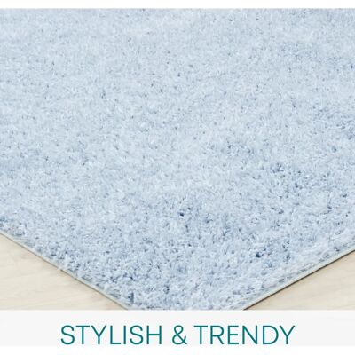 Surya Turquoise Long Pile Rug - Unicolor Chic Interior Surya Turquoise Long Pile Rug - Unicolor Chic Interior