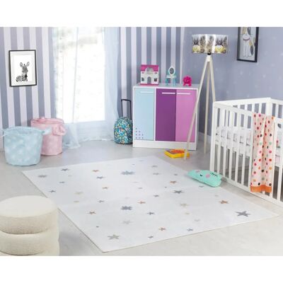 Surya Stella Carpet - Multi-Color and Beige, 120x170cm - Carpet Surya Stella Carpet - Multi-Color and Beige, 120x170cm - Carpet