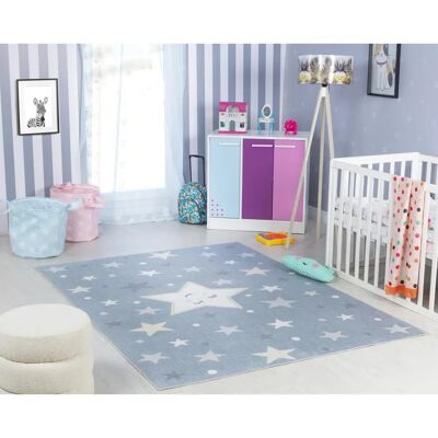 Aratextil Blue Kids Carpet - 120x160cm, Machine Washable - Carpet Type Aratextil Blue Kids Carpet - 120x160cm, Machine Washable - Carpet Type