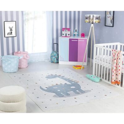 Surya Dino Kids Rug - 160x213cm, Beige, Machine Washable Surya Dino Kids Rug - 160x213cm, Beige, Machine Washable