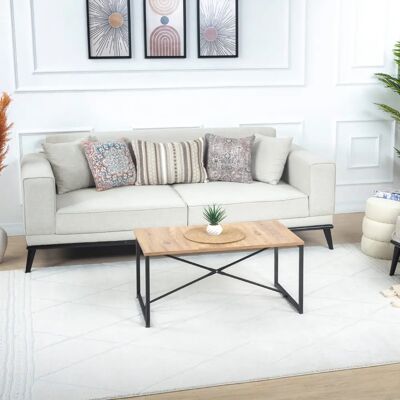 Surya Hannah Ivory Modern Geometric Rug - Interior Surya Hannah Ivory Modern Geometric Rug - Interior