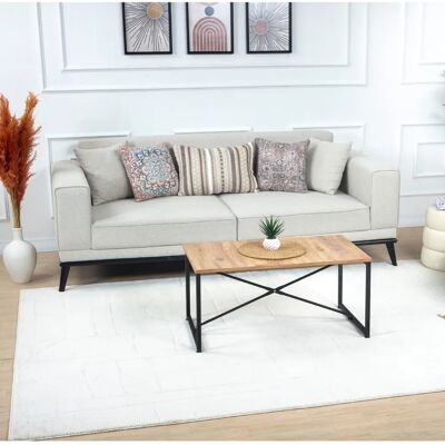 Tapis blanc SURYA Prague - Design scandinave moderne Tapis blanc SURYA Prague - Design scandinave moderne