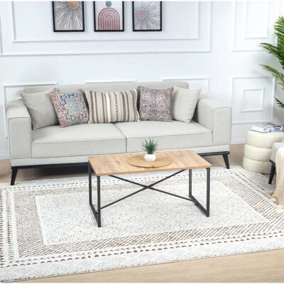 Surya Modern Grey Rug - Geometric Scandinavian Design - 160x213cm Surya Modern Grey Rug - Geometric Scandinavian Design - 160x213cm