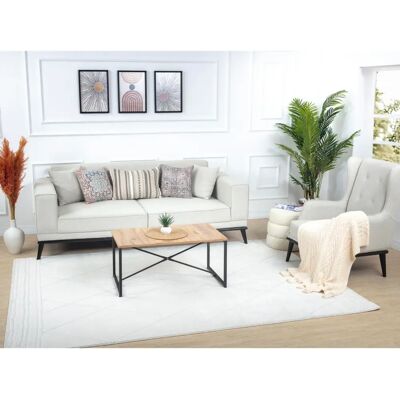 Surya Hannah Ivory Modern Berber Rug - 160x213 cm Surya Hannah Ivory Modern Berber Rug - 160x213 cm