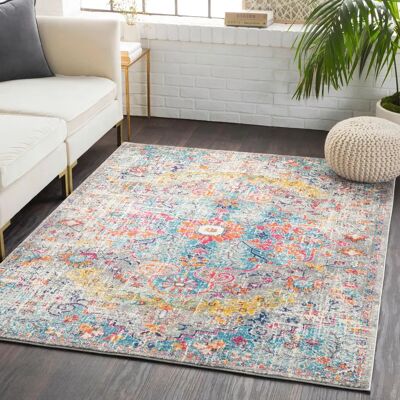LIVABLISS Vintage Oriental Multicolor Rug - Rug LIVABLISS Vintage Oriental Multicolor Rug - Rug