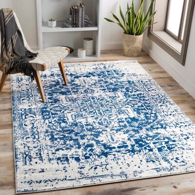Surya SYRACUSA Vintage Rug - Oriental, 80x150cm, Blue, Polypropylene Surya SYRACUSA Vintage Rug - Oriental, 80x150cm, Blue, Polypropylene